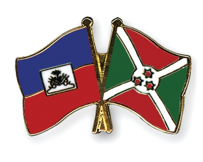 Fahnen Pins Haiti Burundi