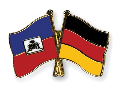 Fahnen Pins Haiti Deutschland