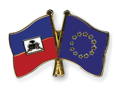 Fahnen Pins Haiti Europa