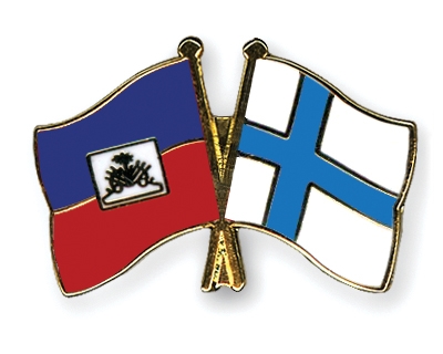 Fahnen Pins Haiti Finnland