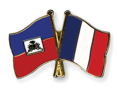 Fahnen Pins Haiti Frankreich