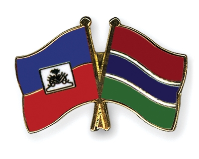 Fahnen Pins Haiti Gambia