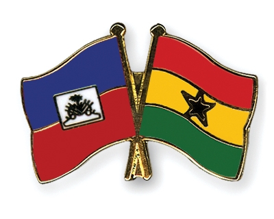 Fahnen Pins Haiti Ghana