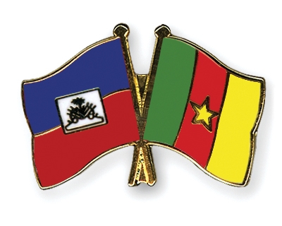 Fahnen Pins Haiti Kamerun