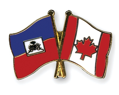 Fahnen Pins Haiti Kanada