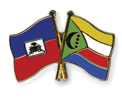 Fahnen Pins Haiti Komoren