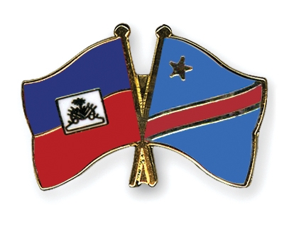 Fahnen Pins Haiti Kongo-Demokratische-Republik