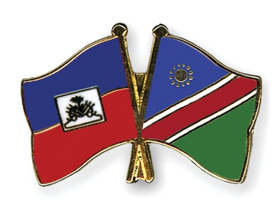 Fahnen Pins Haiti Namibia