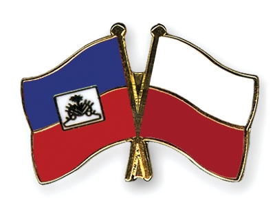 Fahnen Pins Haiti Polen