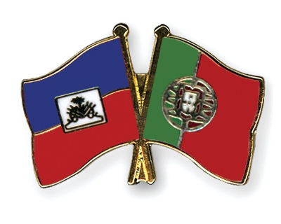 Fahnen Pins Haiti Portugal