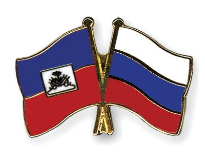 Fahnen Pins Haiti Russland