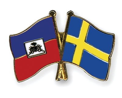 Fahnen Pins Haiti Schweden