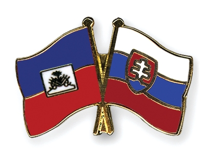 Fahnen Pins Haiti Slowakei
