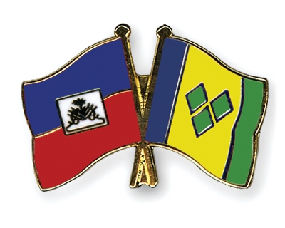 Fahnen Pins Haiti St-Vincent-und-die-Grenadinen