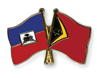 Fahnen Pins Haiti Timor-Leste