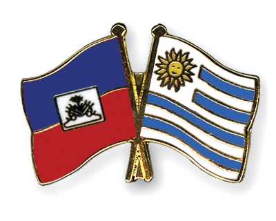 Fahnen Pins Haiti Uruguay