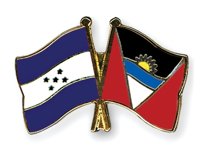 Fahnen Pins Honduras Antigua-und-Barbuda