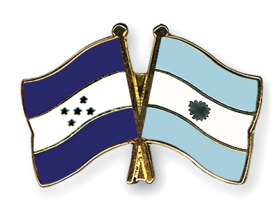 Fahnen Pins Honduras Argentinien
