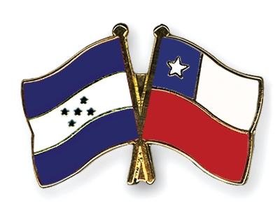 Fahnen Pins Honduras Chile