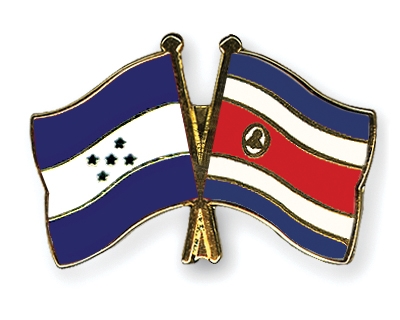 Fahnen Pins Honduras Costa-Rica