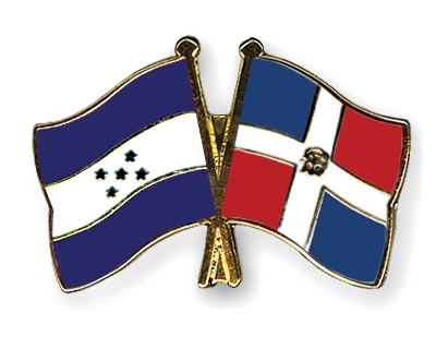 Fahnen Pins Honduras Dominikanische-Republik