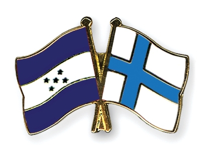 Fahnen Pins Honduras Finnland