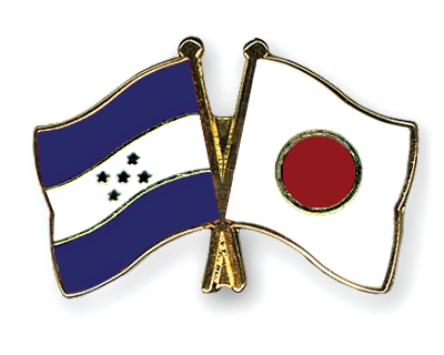 Fahnen Pins Honduras Japan