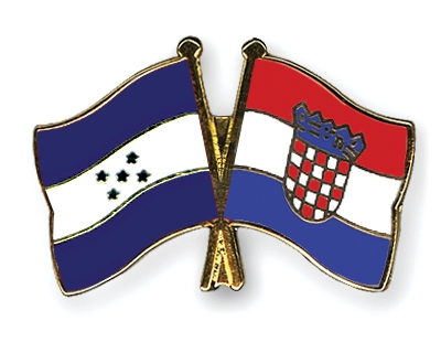 Fahnen Pins Honduras Kroatien