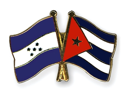 Fahnen Pins Honduras Kuba