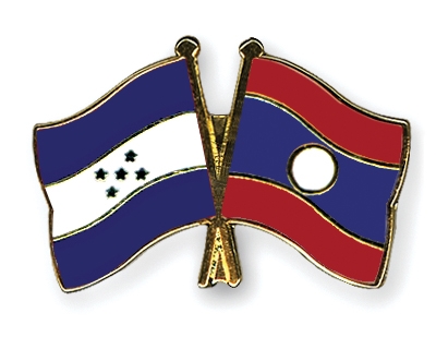 Fahnen Pins Honduras Laos