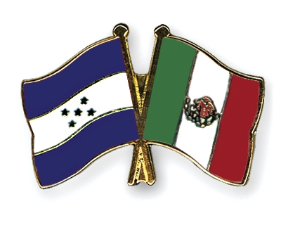 Fahnen Pins Honduras Mexiko