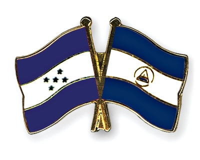 Fahnen Pins Honduras Nicaragua