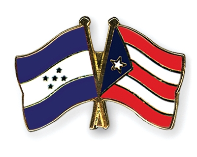 Fahnen Pins Honduras Puerto-Rico