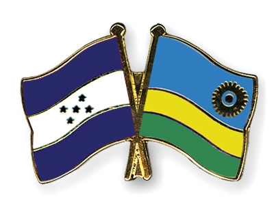 Fahnen Pins Honduras Ruanda