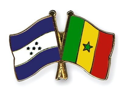 Fahnen Pins Honduras Senegal
