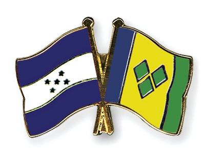 Fahnen Pins Honduras St-Vincent-und-die-Grenadinen