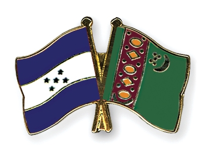 Fahnen Pins Honduras Turkmenistan