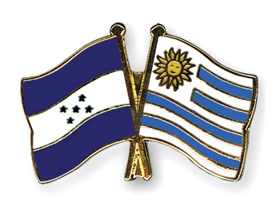 Fahnen Pins Honduras Uruguay