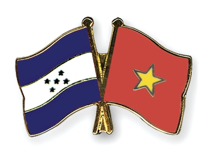 Fahnen Pins Honduras Vietnam