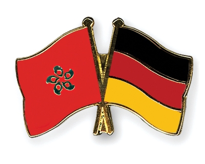 Fahnen Pins Hong-Kong Deutschland