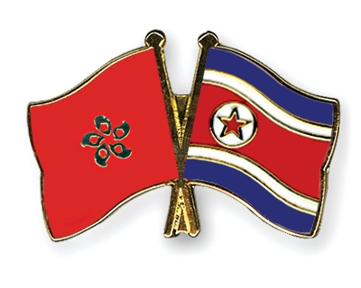 Fahnen Pins Hong-Kong Nordkorea