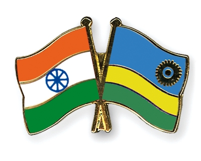 Fahnen Pins Indien Ruanda