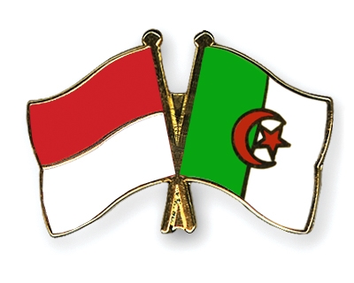 Fahnen Pins Indonesien Algerien