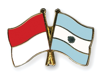 Fahnen Pins Indonesien Argentinien