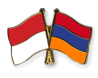 Fahnen Pins Indonesien Armenien