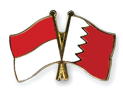 Fahnen Pins Indonesien Bahrain