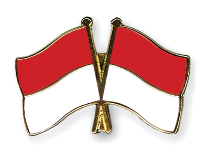 Fahnen Pins Indonesien Indonesien