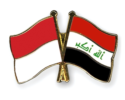 Fahnen Pins Indonesien Irak