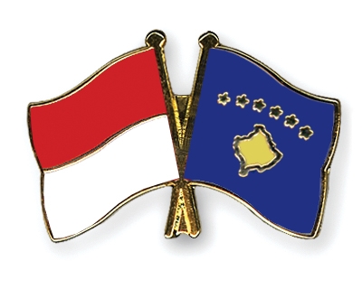 Fahnen Pins Indonesien Kosovo