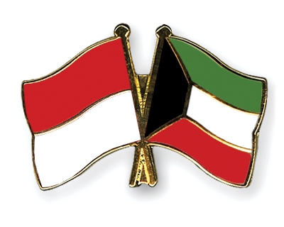 Fahnen Pins Indonesien Kuwait